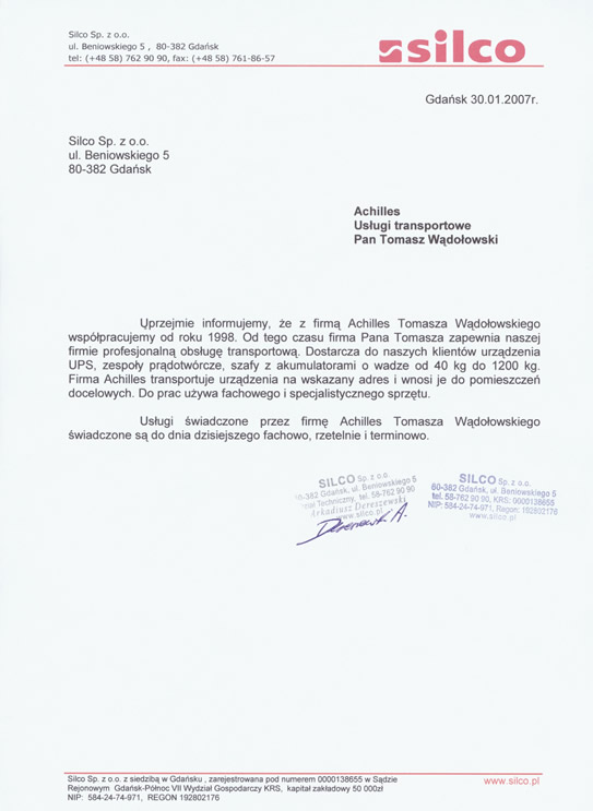 Referencje - Silco